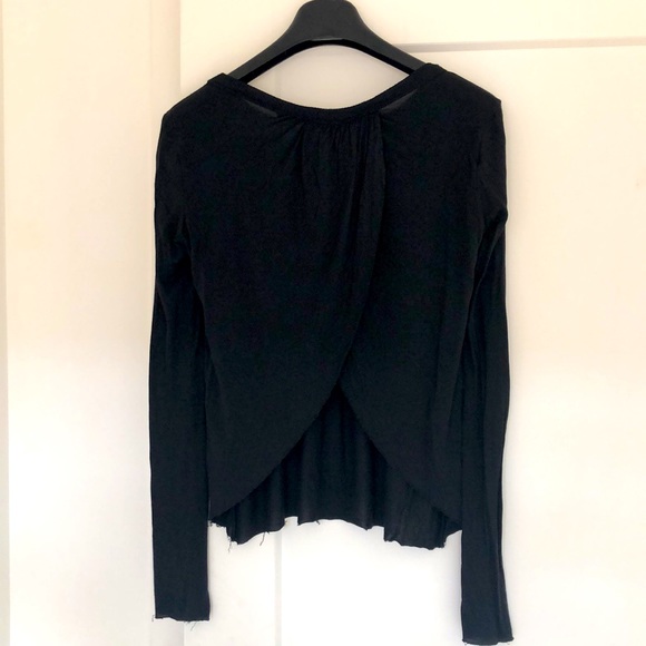 A.L.C back vent long sleeve top - Picture 2 of 7